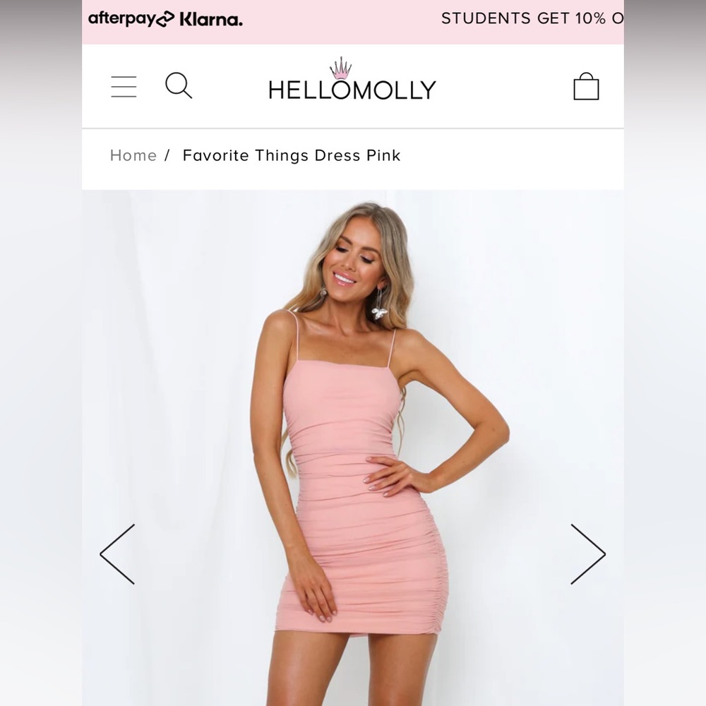 pink hello molly homecoming dress